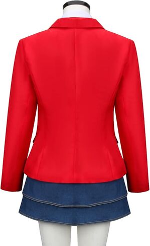 Todollcos الكبار النساء RBD زي الرجال الزي المدرسي سترة حمراء الدعاوى قميص مع العلاقات هالوين ملابس الحفلات الموسيقية in Kuwait