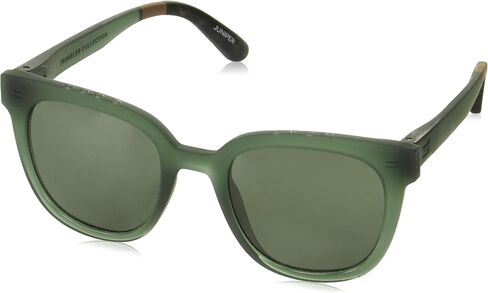 TOMS Women's Round Sunglasses, Matte/Shiny Spruce Crystal Fade, 52-23-148 in Saudi Arabia