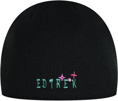 قبعة صغيرة من الصوف ذات وجهين للنساء مع فتحة ذيل حصان | قبعة المشي لمسافات طويلة مقاومة للرياح للطقس البارد in Kuwait