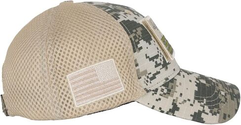 Anna-Kaci Camouflage Trucker Special Tactical Operator Forces USA Flag Patch Baseball Cap in Saudi Arabia