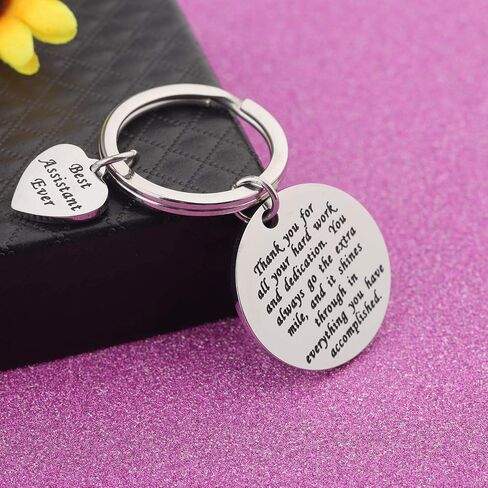LQRI Assistant Keychain أفضل مساعد على الإطلاق لسلسلة المفاتيح والمجوهرات شكرًا لك على كل ما تبذلونه من العمل الشاق والتفاني in Saudi Arabia