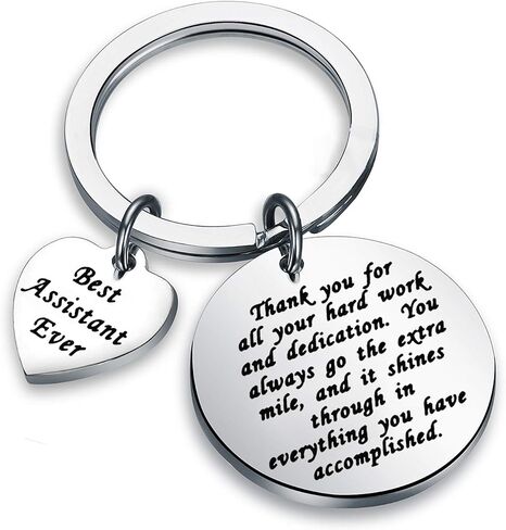 LQRI Assistant Keychain أفضل مساعد على الإطلاق لسلسلة المفاتيح والمجوهرات شكرًا لك على كل ما تبذلونه من العمل الشاق والتفاني in Saudi Arabia