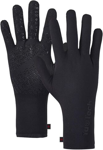 قفازات داخلية تعمل باللمس على الهاتف الذكي، قفازات رقيقة كاملة الأصابع بخمسة أصابع مرنة قابلة للتمدد in Kuwait