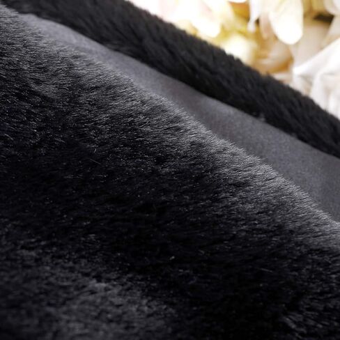 وشاح Yfe للسيدات من الفرو الصناعي طويل من الفرو لحفلات الزفاف من دون أكمام من فرو الزفاف للعرائس ووصيفة العروس in Kuwait