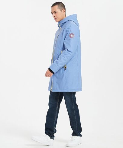 سترة PUREMSX مبطنة بصوف الشيربا للرجال، مقاومة للماء، مقاومة للرياح، معزولة، معطف شتوي خارجي in Kuwait