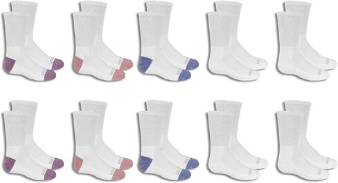 Fruit of the Loom Girls' Everyday Crew Socks in Saudi Arabia