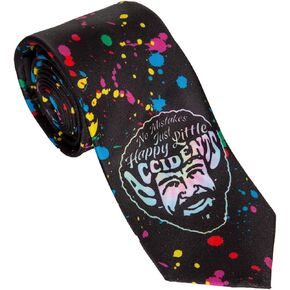 Calhoun Officially Licensed Bob Ross Paint Splatter Little Accidents Necktie