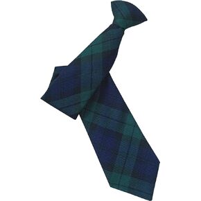 Men's Black Watch Tartan Clip On Neck Tie