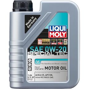 LIQUI MOLY Special Tec V SAE 0W-20 | 1 L | Synthesis technology motor oil | SKU: 20198