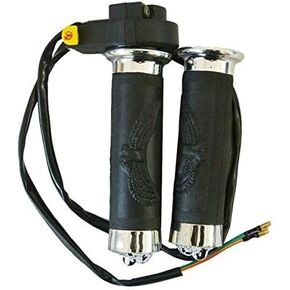 BH-Motor Handlebar Throttle Grips W/Kill Switch for 49cc 66cc 80cc Motorized Bicycle Part