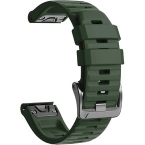 NotoCity متوافق مع سوار ساعة Fenix ​​6X لـ Fenix ​​6X Pro/Fenix ​​5X/Fenix ​​5X Plus/Fenix ​​7X/Fenix ​​3/HR/Tactix/Descent MK1/D2 Delta PX/D2 Charlie (أسود)