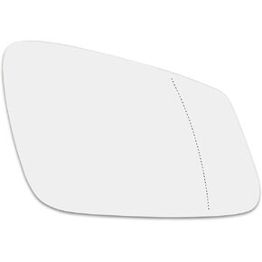 X AUTOHAUX Mirror Glass Heated with Backing Plate Passenger Side Right Side Rear View Mirror Glass for BMW X1 320i 340i