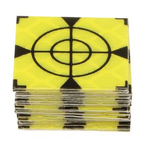 20pcs Survey Reflector Sheets 20mm Self-Adhesive Reflective Tape Survey Target Mark for Total Stations, Green