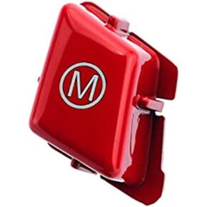Blue Car Steering Wheel M Alphabet Mode & Start Stop Engine Button Cover Replace for E Chassis 3 Series E90 E92 E93 M3 /1 Series E81 E82 E87 E88 /X1 E84