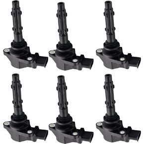 ENA Pack of 6 Ignition Coil 2.5L 3.0L 3.5L V6 Compatible with Mercedes-Benz C230 C280 C300 C350 CLK350 E350 GLK350 ML350 ML450 R350 S400 SLK280 SLK300 SLK350 Sprinter 2006-2012 Coils for UF535