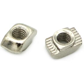 20x20 European Aluminum Extrusions Slim T-Nut M5 Thread Pack of 100