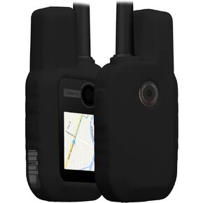kwmobile Case Compatible with Garmin Alpha 10 - GPS Handset Navigation System Soft Silicone Skin Protective Cover - Black