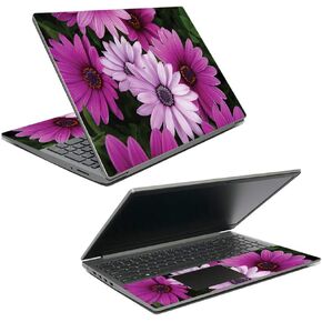 غلاف MightySkins متوافق مع Lenovo Ideapad S145 15" (2019) - زهور أرجوانية | غطاء ملتف من الفينيل واقٍ ومتين وفريد ​​من نوعه | سهل التطبيق والإزالة وتغيير الأنماط | صنع في الولايات المتحدة الأمريكية