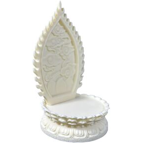 Buddha Statue Display Base Display Shelf Vase Worship Table Pedestal Jewelry Showcase Temple Offering Base Buddhist Figurine Stand Buddha Figurine Holder Worship Statue Stand Round
