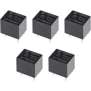 uxcell 5 Pcs JQC-T78-DC05V-C 5V Coil SPDT 5 Pin PCB Electromagnetic Power Relay