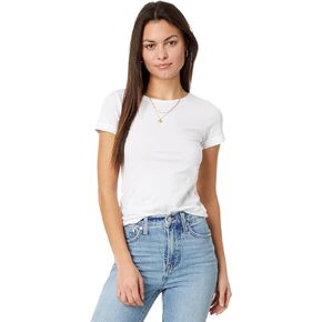Madewell Women's Light Perfect Vintage Crop Jeans with Rips