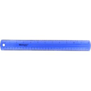 Westcott Jeweltone Plastic Ruler, 12 Inch, Assorted Transparent Colors (12975)