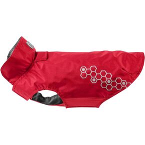 RC Pet Products Venture Shell Reflective, Water Resistant Dog Coat, Size 8, Crimson
