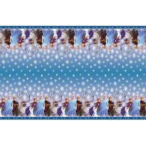 Unique Disney Frozen 2 Rectangular Plastic Table Cover - 54" x 84" (1 Pc.) - Stunning Rectangular Plastic Table Cover, Featuring Elsa & Anna