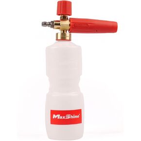 Maxshine Snow Foam Cannon Foam Lance - 1/4" Quick Connect Premium Wash Foam Gun for Pressure Washer - Ideal for Car, Home, Boat, Motorcycle, and RV Wash - Premium Auto Detailing Accessories & Supplies