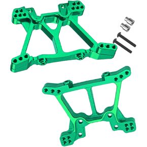 RC Shock Tower Upgrades Part for 1/10 4WD Slash 4x4/Slash VXL 4X4,Stampede 4x4/Stampede VXL 4X4,Alloy Front Rear Shock Tower Set,Replacement of 6838 6839,Green in Kuwait