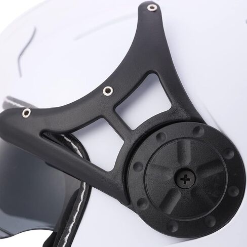Harssidanzar Motorcycle Helmet Dual Visor Open Face Motorbike Scooter Moped Helmet Cruiser, DOT Approved, for Men and Women CU602AUS in Saudi Arabia