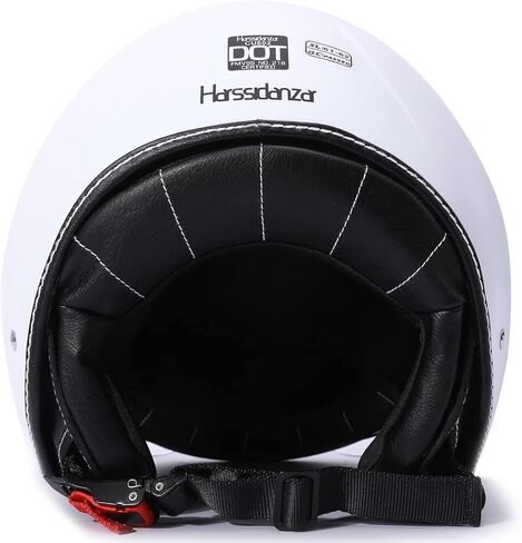 Harssidanzar Motorcycle Helmet Dual Visor Open Face Motorbike Scooter Moped Helmet Cruiser, DOT Approved, for Men and Women CU602AUS in Saudi Arabia