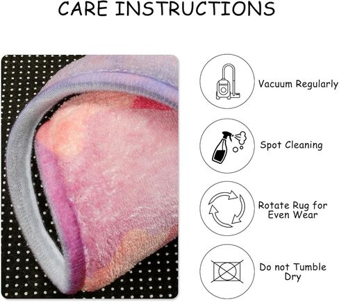 سجادة لايف بوكس ​​للأطفال على شكل فراشة لغرفة نوم البنات، سجادة حضانة قابلة للغسل مقاس 91.44 سم × 111.48 سم، سجادة ملونة غير قابلة للانزلاق لغرفة اللعب، سجادة أرضية فائقة النعومة لخيمة مدخل النوم، وردي in Kuwait