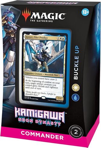 MTG Kamigawa: Neon Dynasty Commander Deck – Buckle Up + Ultra Pro Premium Alcove Tower Deck Box in Saudi Arabia