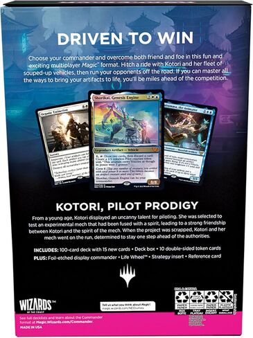 MTG Kamigawa: Neon Dynasty Commander Deck – Buckle Up + Ultra Pro Premium Alcove Tower Deck Box in Saudi Arabia