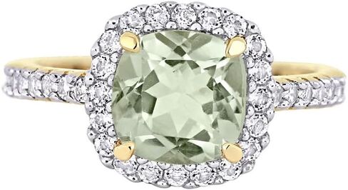 Womens Cushion Cut Gemstone Halo Statement Ring in White, Rose Or Yellow Flash Plated 925 Sterling Silver in Kuwait