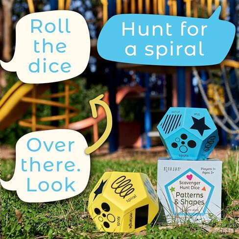 Shapes and Patterns in Nature Jumbo Foam Dice for Toddlers - Preschool Learning Activities and Pattern Recognition Resources for Kindergarten in Saudi Arabia
