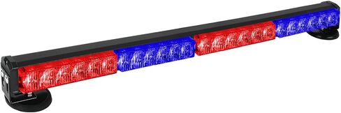 شريط أضواء الطوارئ القوية لمستشار المرور مقاس 24 بوصة، يعمل بالبطارية، ضوء تحذير ستروب LED على السطح العلوي للمخاطر مع قاعدة تثبيت مغناطيسية وقابس قابل لإعادة الشحن 12 فولت in Kuwait