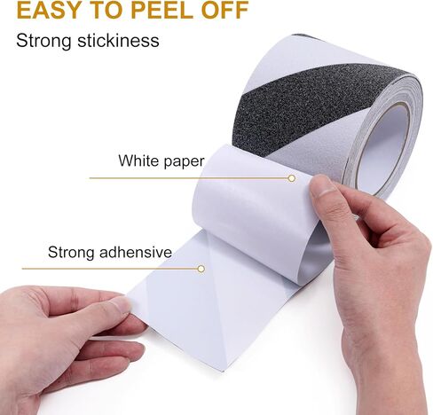 Grip Tape for Stairs 3 Inch x 33 Ft, Heavy Duty Anti Slip Tape for Stairs Outdoor/Indoor-Non Skid Tape for Stair Treads, Waterproof Outdoor Grip Tape for Stairs in Kuwait