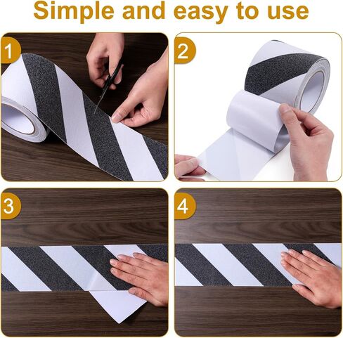 Grip Tape for Stairs 3 Inch x 33 Ft, Heavy Duty Anti Slip Tape for Stairs Outdoor/Indoor-Non Skid Tape for Stair Treads, Waterproof Outdoor Grip Tape for Stairs in Kuwait