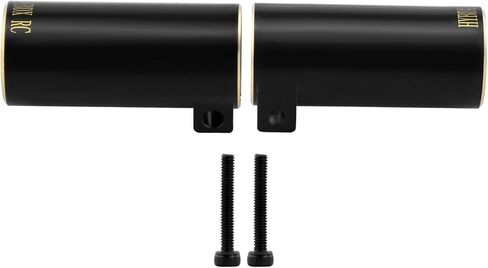 Brass Differential Cover Knuckle counterweight for SCX10 II AR44 90046 90047 1/10 axial Upgrade (Black/D) in Saudi Arabia