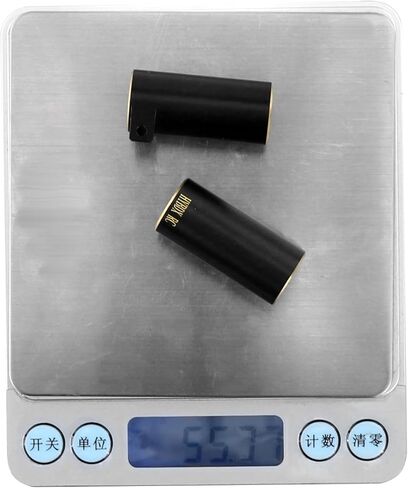 Brass Differential Cover Knuckle counterweight for SCX10 II AR44 90046 90047 1/10 axial Upgrade (Black/D) in Saudi Arabia