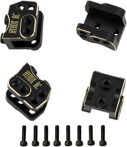 Brass Differential Cover Knuckle counterweight for SCX10 II AR44 90046 90047 1/10 axial Upgrade (Black/D) in Saudi Arabia