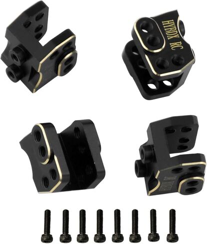 Brass Differential Cover Knuckle counterweight for SCX10 II AR44 90046 90047 1/10 axial Upgrade (Black/D) in Saudi Arabia
