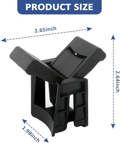 إدراج حامل كأس السيارة متوافق مع هايلاندر 2014-2020، مقسم حامل مشروبات السيارة مع إدراج زنبركي لتثبيت أكواب بأحجام مختلفة، ملحقات وحدة التحكم المركزية للسيارة OEM#55618-0E170-C0 in Kuwait