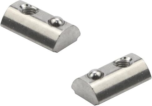 20 Pcs M3 Thread Hole T Nuts for European Standard T-Slot Aluminum Extrusion Profile Carbon Steel (2020 Series M3) in Saudi Arabia