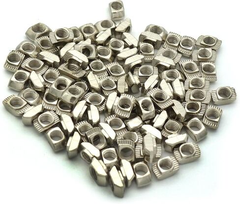 20 × 20 خيط ألومنيوم أوروبي نحيف على شكل T-Nut M5، عبوة من 100 قطعة in Kuwait