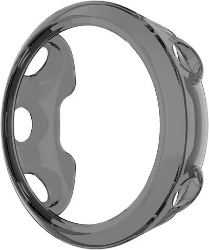 MOTONG لـ Garmin Forerunner 45 حافظة واقية شفافة من مادة TPU - غطاء حماية من مادة TPU لـ Garmin Forerunner 45 (TPU أسود) in Saudi Arabia