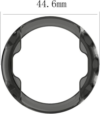 MOTONG لـ Garmin Forerunner 45 حافظة واقية شفافة من مادة TPU - غطاء حماية من مادة TPU لـ Garmin Forerunner 45 (TPU أسود) in Saudi Arabia