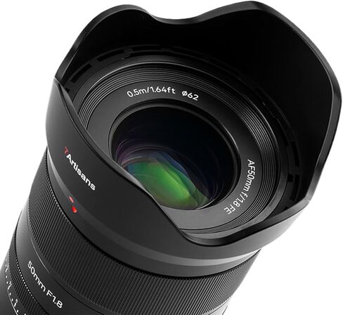 7artisans 50 مم f/1.8 F1.8 عدسة إطار كامل لكاميرا Sony E-Mount عديمة المرآة، عدسة ذات فتحة كبيرة للتركيز التلقائي لسوني a7SⅢ a7Ⅲ a7RⅢ a7Ⅳ a7RⅣ a9 FX3 A7RⅤ a6300 a6400 a6500 a6600 ZV-E10 FX30 in Kuwait